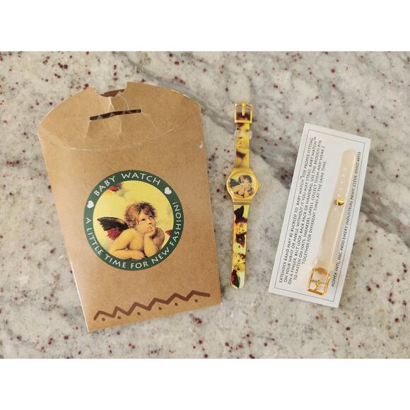 F.A.O Schwarz Newborn Baby Cherub Watch 1995 edition- new in original packaging - Picture 3 of 12